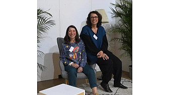 Audrey Plombin et Sandrine Rosier de ORIZON au 1er Forum économique de Castelsarrasin du samedi 8 mars 2025